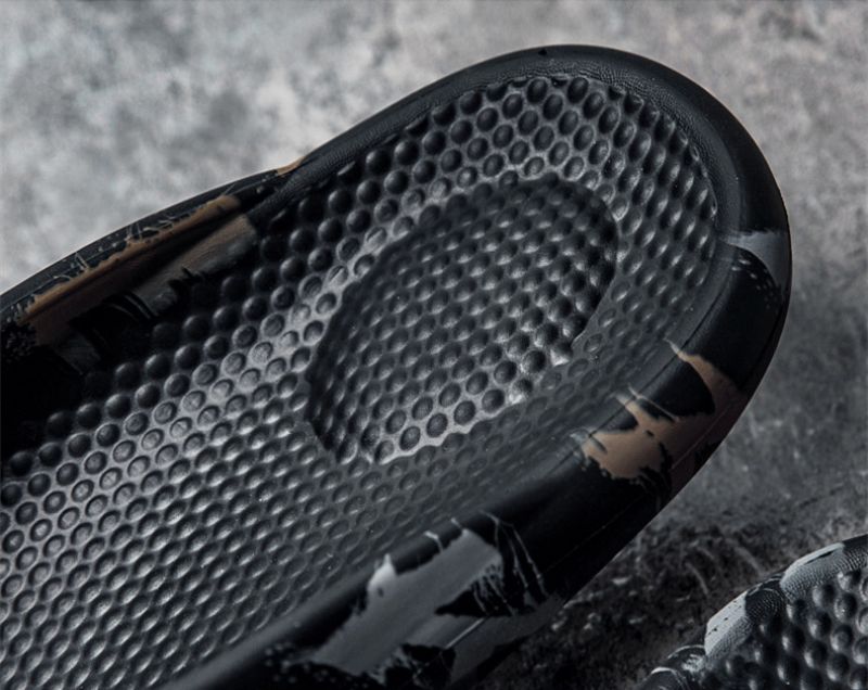 Omar Heren Casual Flip Flops - Kaki