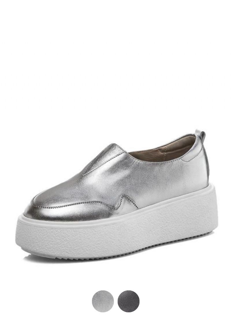 Omi Dames Platform Casual Gevulkaniseerde Schoenen
