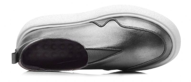 Omi Dames Platform Casual Gevulkaniseerde Schoenen - Zilver