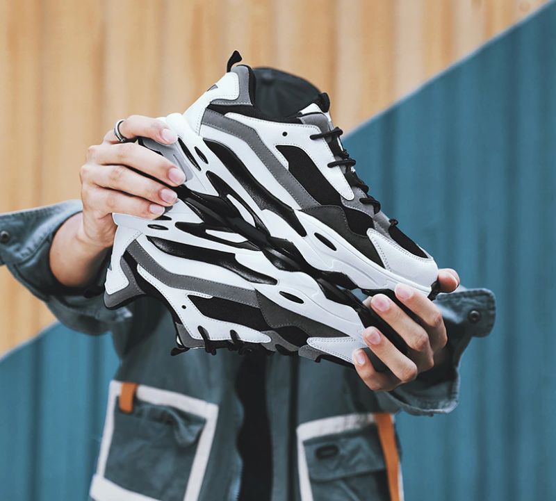 Onaga Heren Mode Sneakers - Wit
