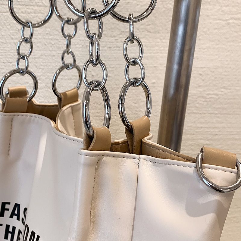 Onozo Dames Designer Grote Tote Handtas - Kaki