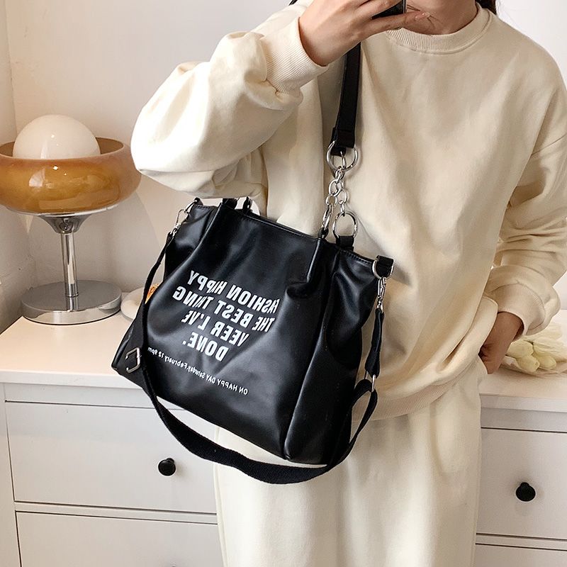 Onozo Dames Designer Grote Tote Handtas - Kaki