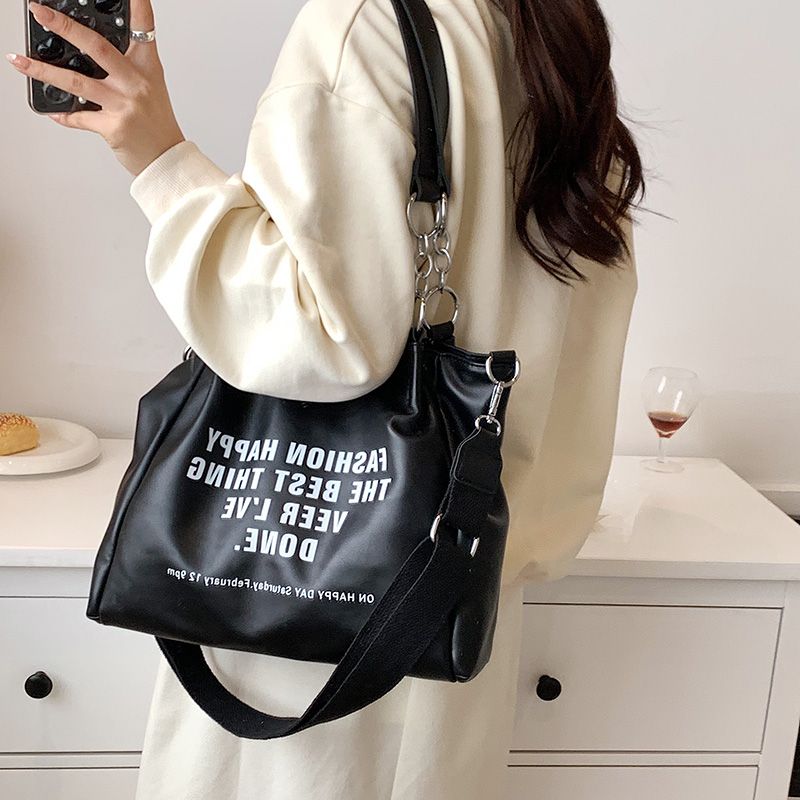 Onozo Dames Designer Grote Tote Handtas - Kaki