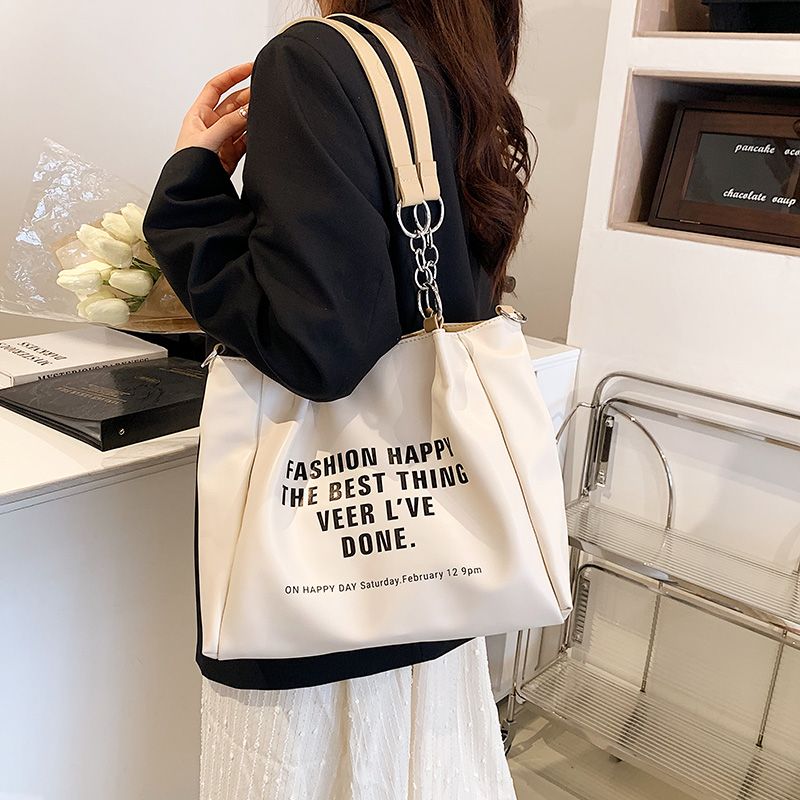 Onozo Dames Designer Grote Tote Handtas - Kaki