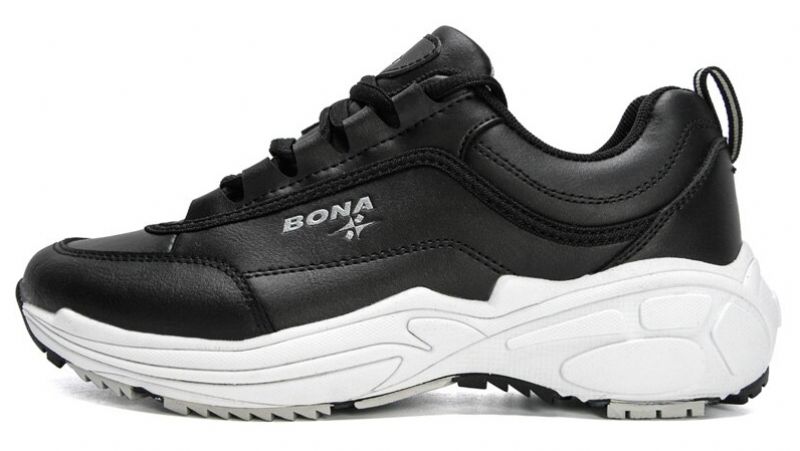 Onyinye Dames Sneaker Wedge Tennisschoenen - Zwart
