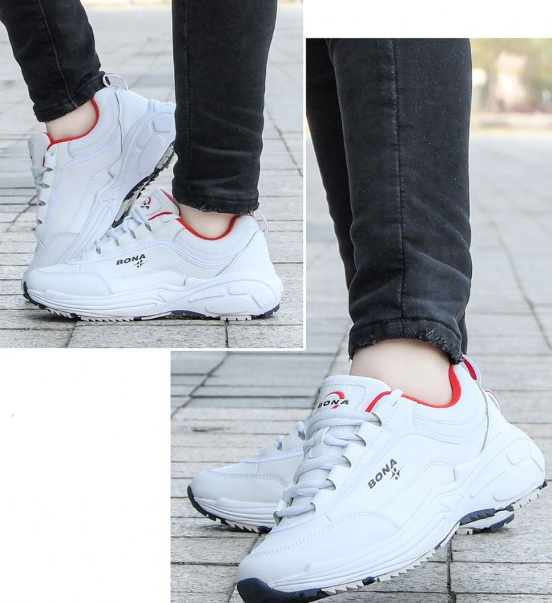 Onyinye Dames Sneaker Wedge Tennisschoenen - Zwart