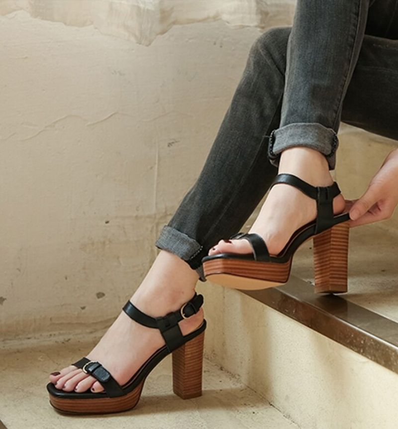Opalo Dames Sandalen Schoenen - Bruin