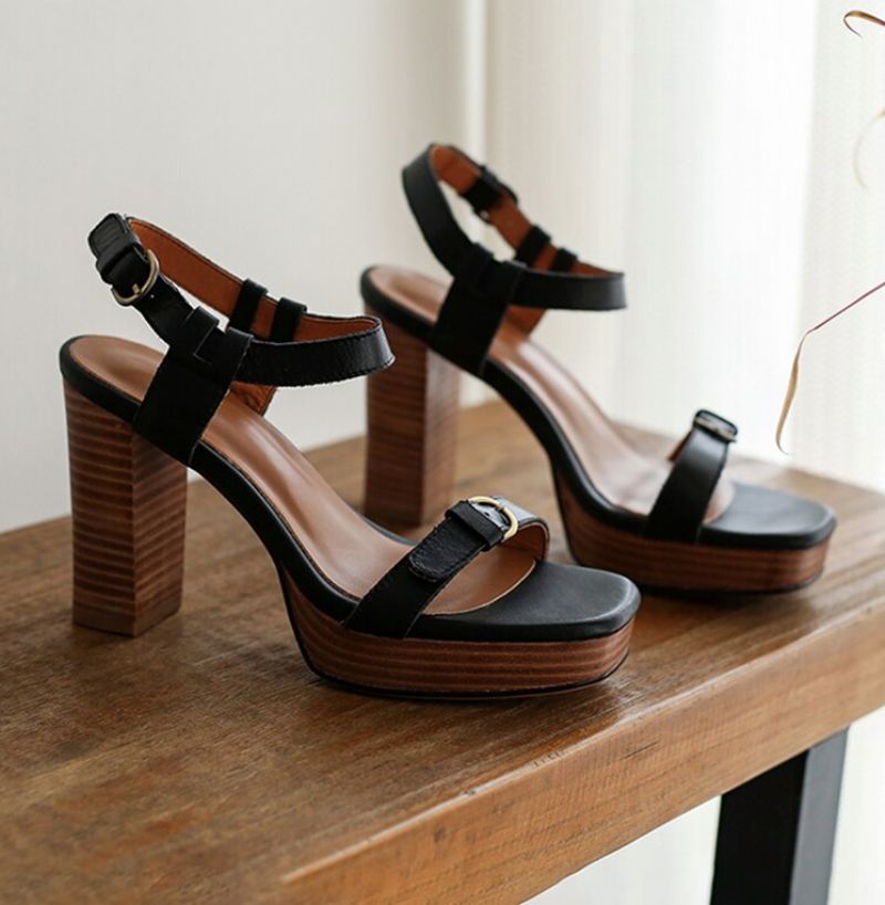 Opalo Dames Sandalen Schoenen - Bruin