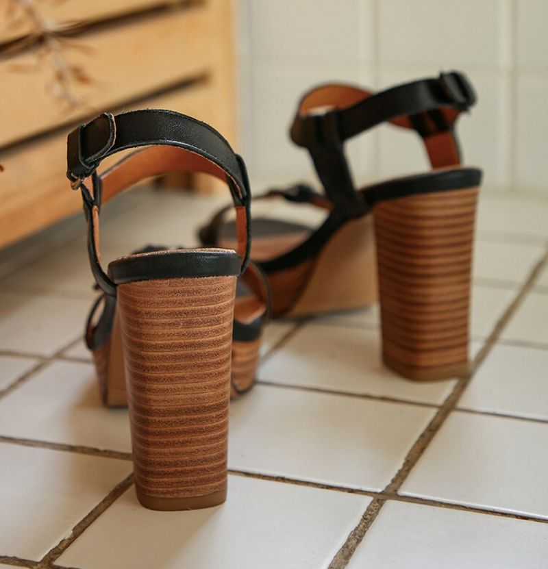 Opalo Dames Sandalen Schoenen - Bruin