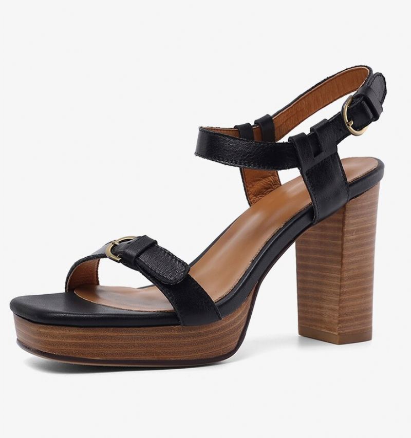 Opalo Dames Sandalen Schoenen - Bruin