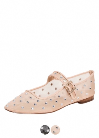 Oralia Dames Strass Ballet Platte Schoenen