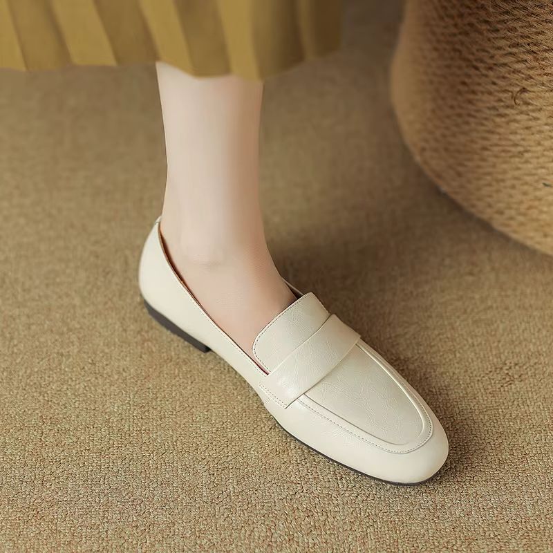Oriana Dames Leren Casual Loafers - Zwart