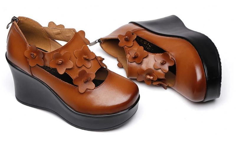 Oriana Dames Platform Schoenen - Zwart