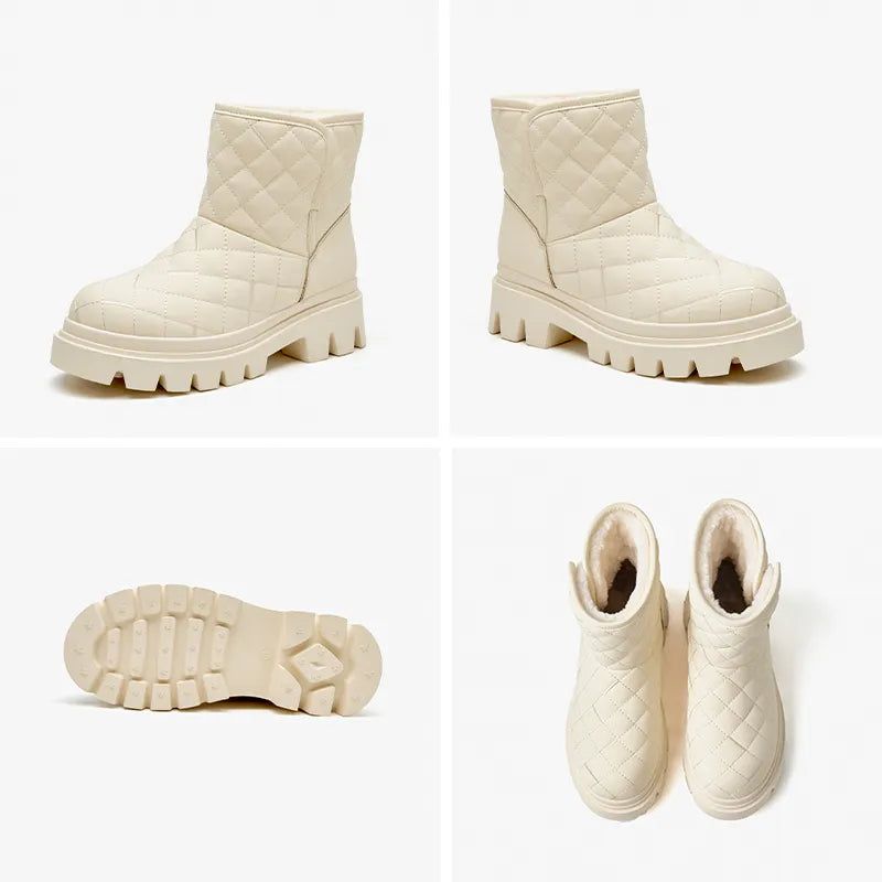 Oriana Dames Snowboots - Beige