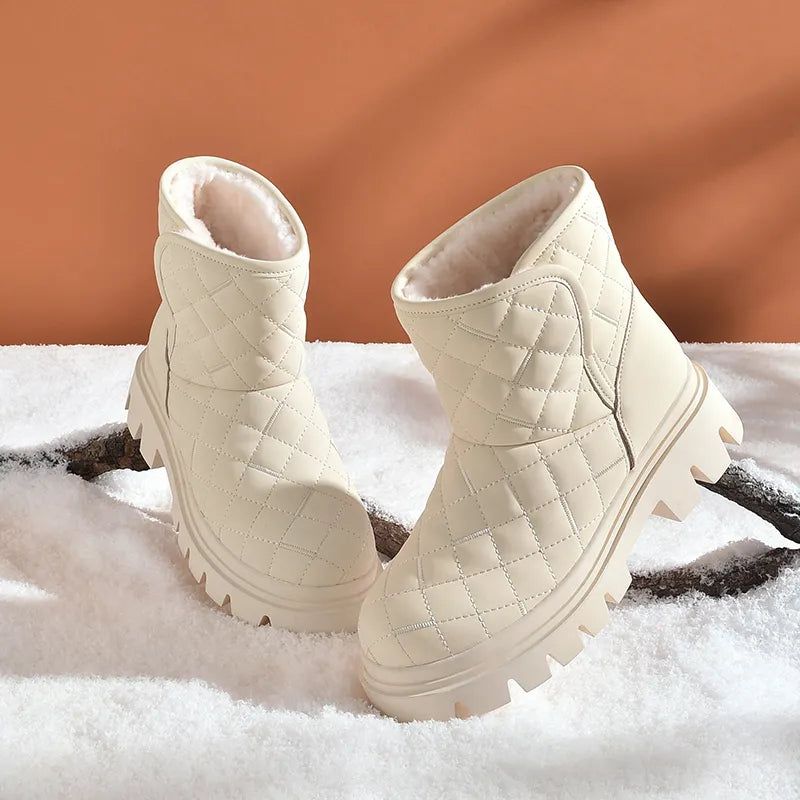 Oriana Dames Snowboots - Beige