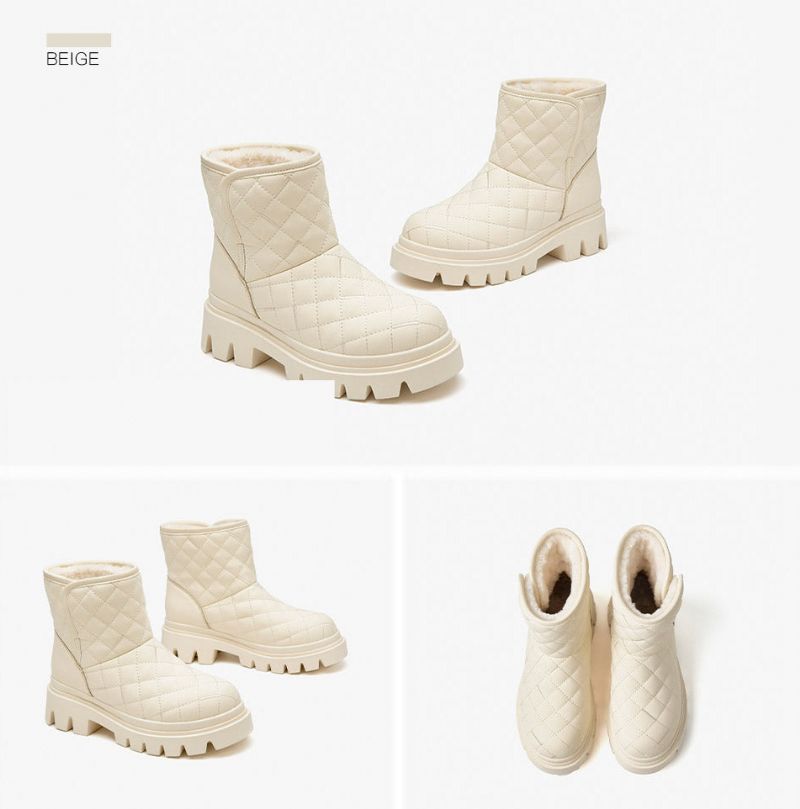Oriana Dames Snowboots - Beige