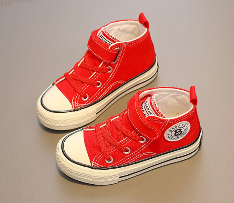 Orju Unisex Hoge Sneaker Voor Kinderen - Rood