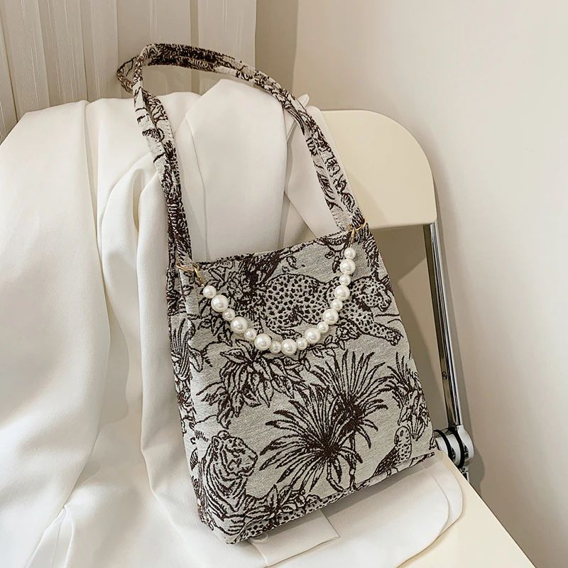 Orla Dames Stoffen Crossbody Handtas - Zwart