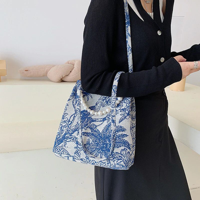 Orla Dames Stoffen Crossbody Handtas - Zwart