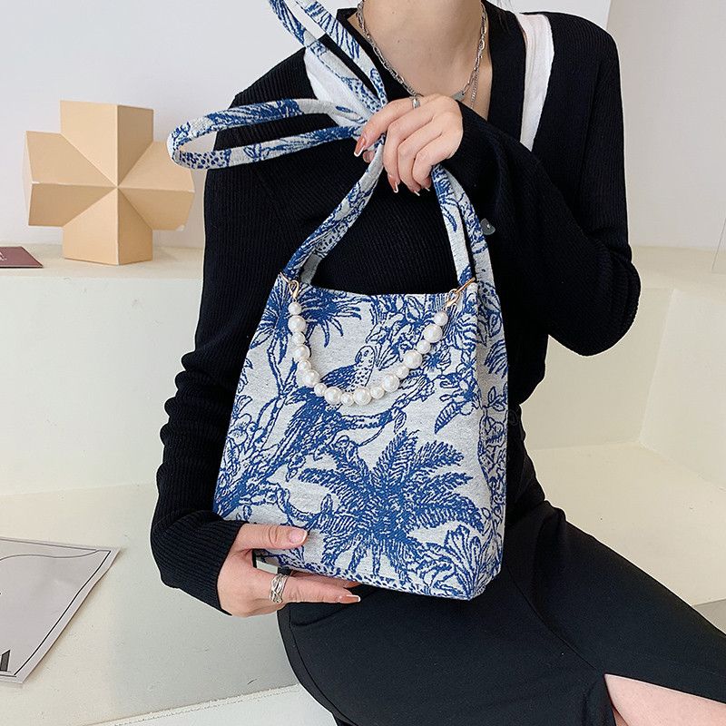 Orla Dames Stoffen Crossbody Handtas - Zwart