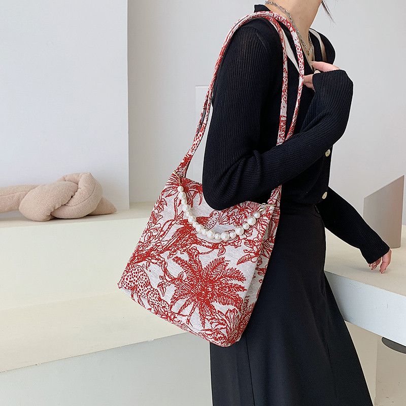 Orla Dames Stoffen Crossbody Handtas - Zwart