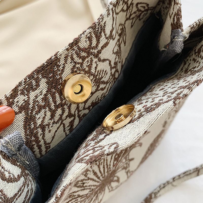 Orla Dames Stoffen Crossbody Handtas - Zwart