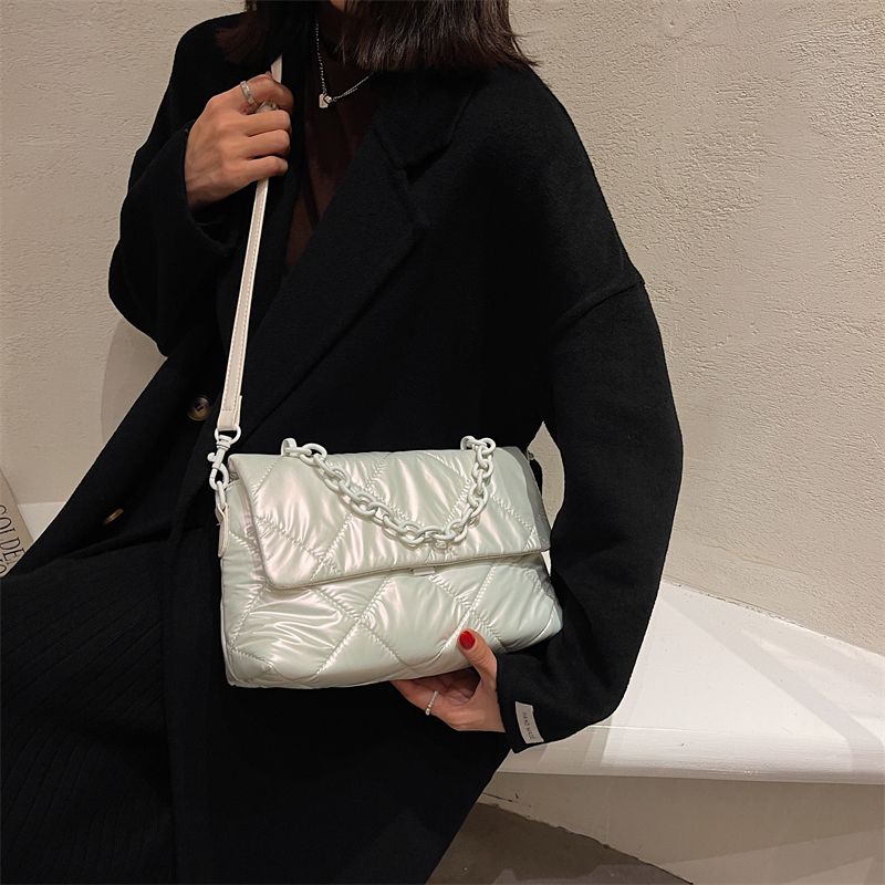 Orley Dames Luxe Handtas Met Ketting - Zwart