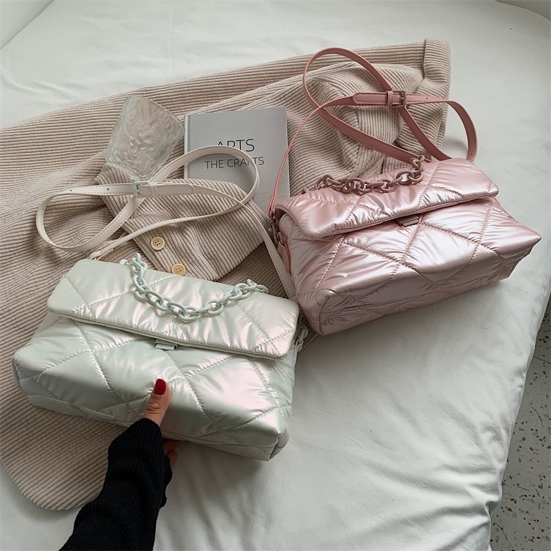 Orley Dames Luxe Handtas Met Ketting - Zwart