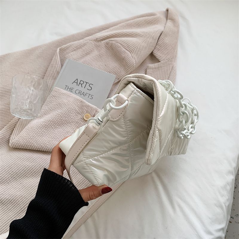 Orley Dames Luxe Handtas Met Ketting - Zwart