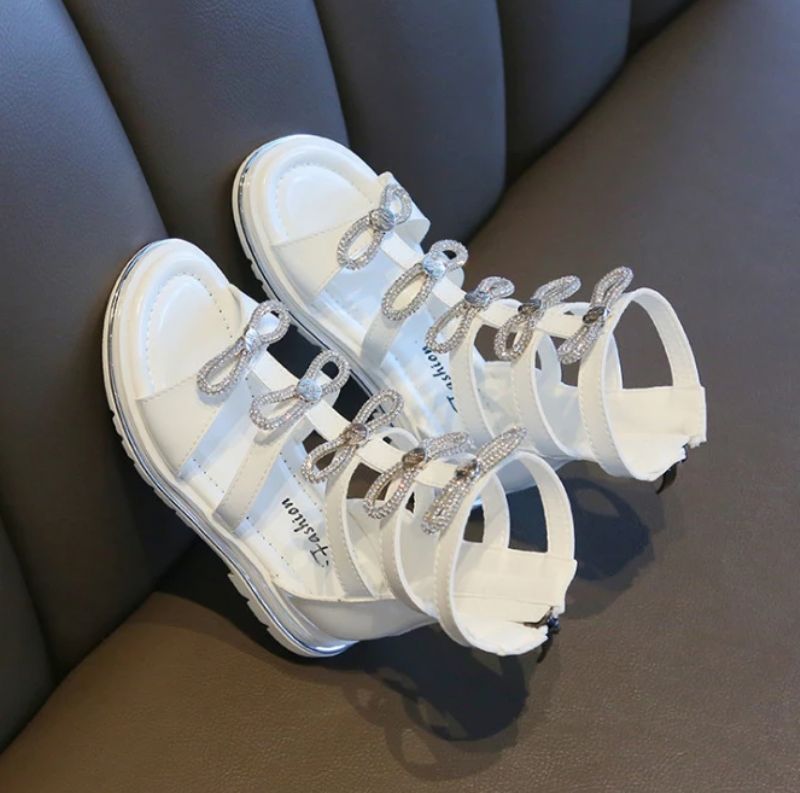 Orlin Gladiator Sandaal Voor Meisjes - Zwart