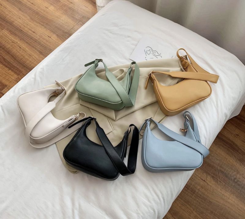 Orly Dames Handtas Klein Leer Crossbody - Wit