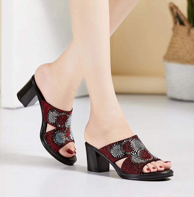 Ornella Dames Sandaal - Rood