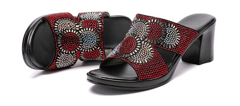 Ornella Dames Sandaal - Rood