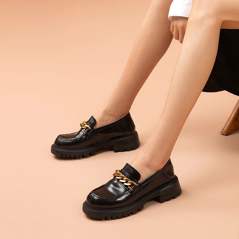 Ospina Dames Platform Schoenen - Zwart