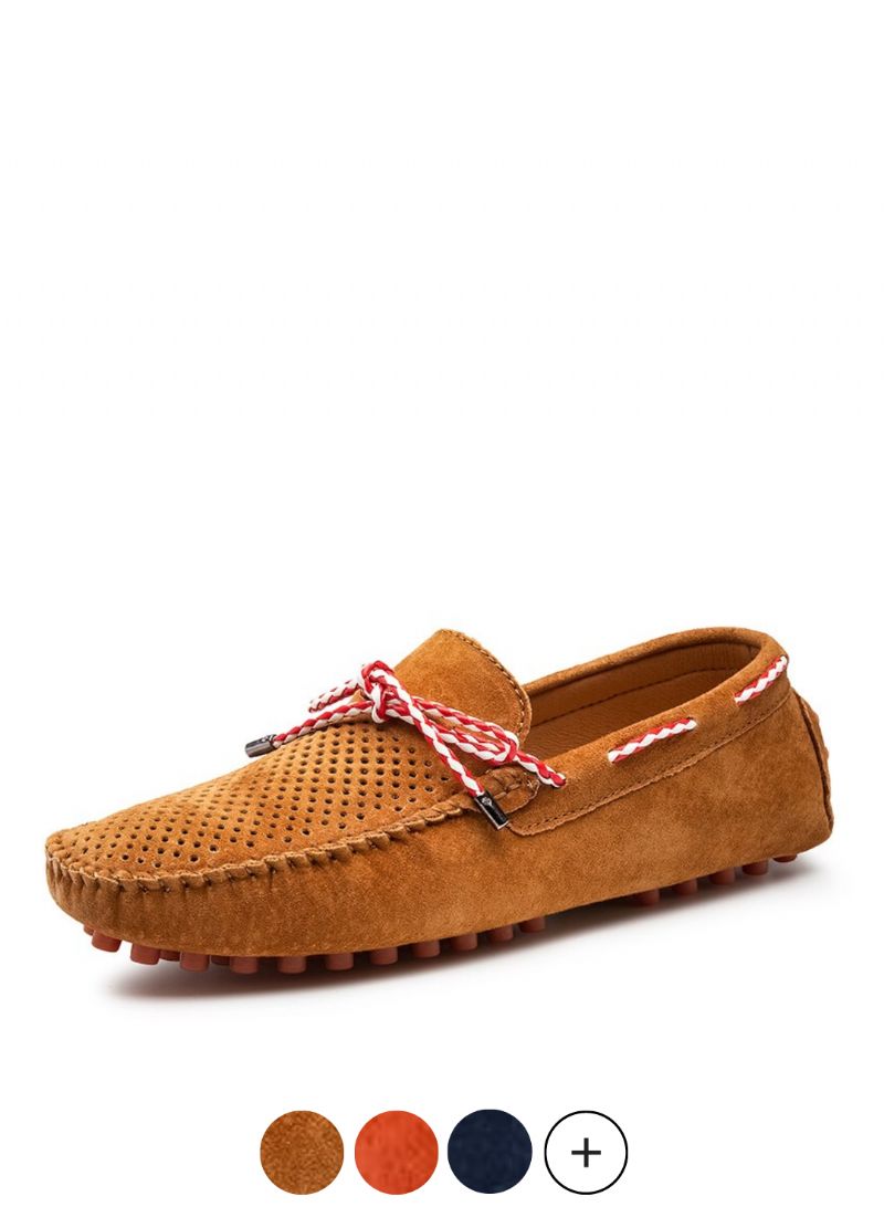 Oswaldo Heren Suède Leren Loafer