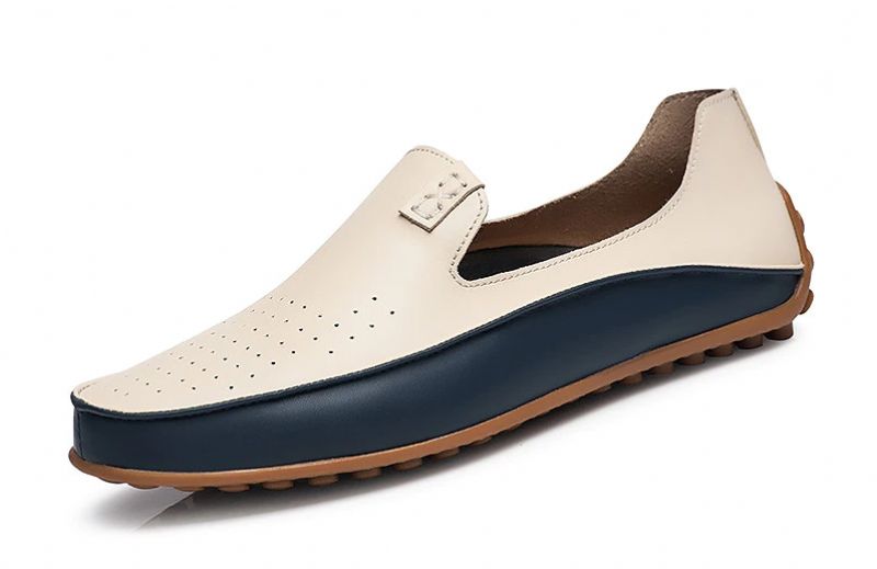 Otamendi Heren Loafers Casual Schoenen - Wit