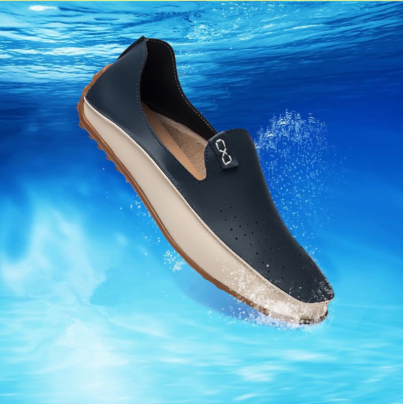 Otamendi Heren Loafers Casual Schoenen - Wit