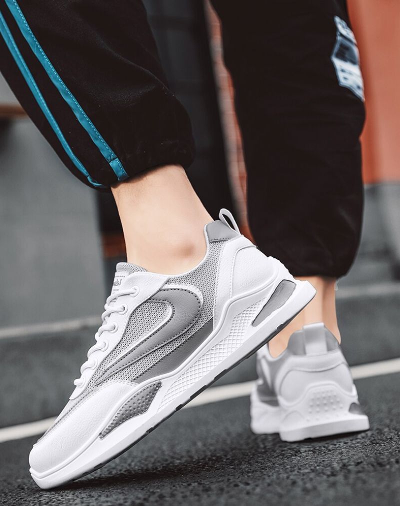 Owen Heren Mode Sneakers - Wit