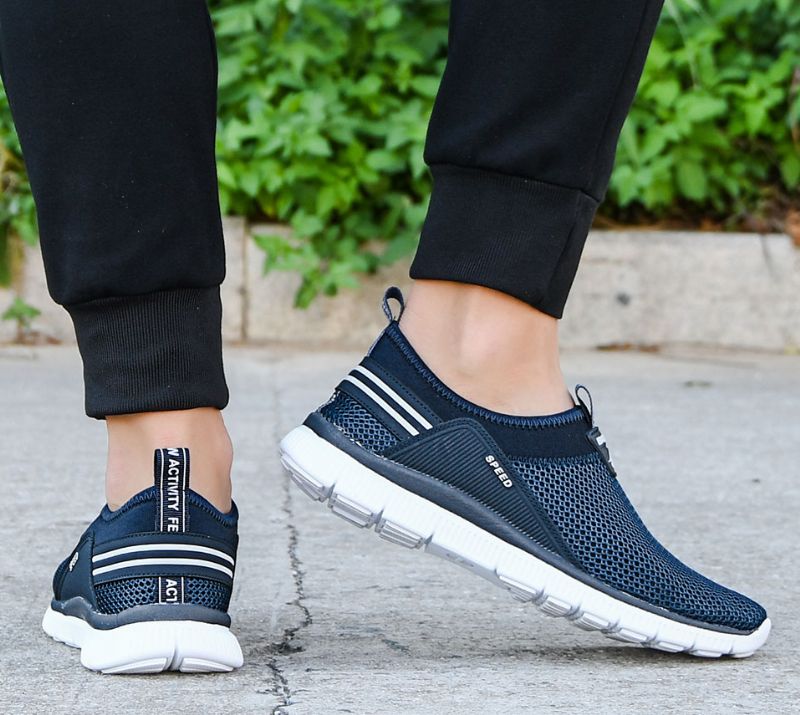 Ozio Heren Slip-on Sneaker - Zwart
