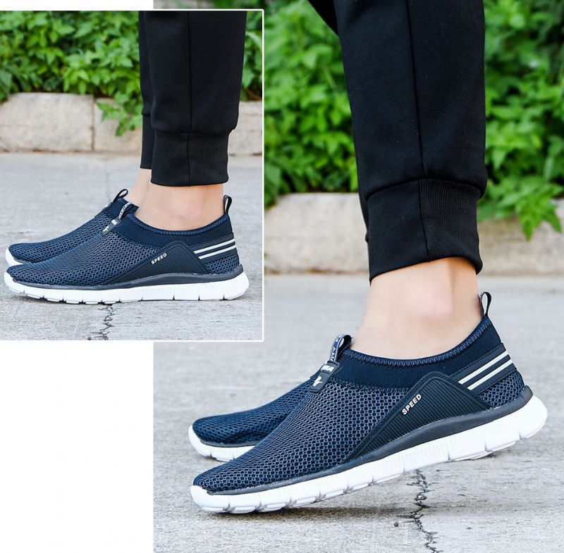 Ozio Heren Slip-on Sneaker - Zwart