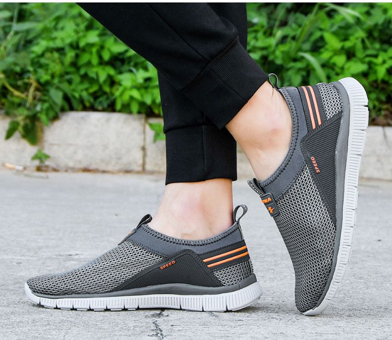 Ozio Heren Slip-on Sneaker - Zwart