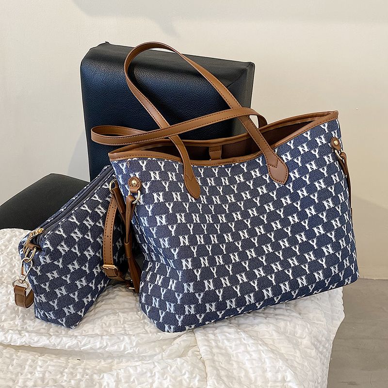 Pablos Handtas Met Grote Capaciteit Voor Dames - Blauw