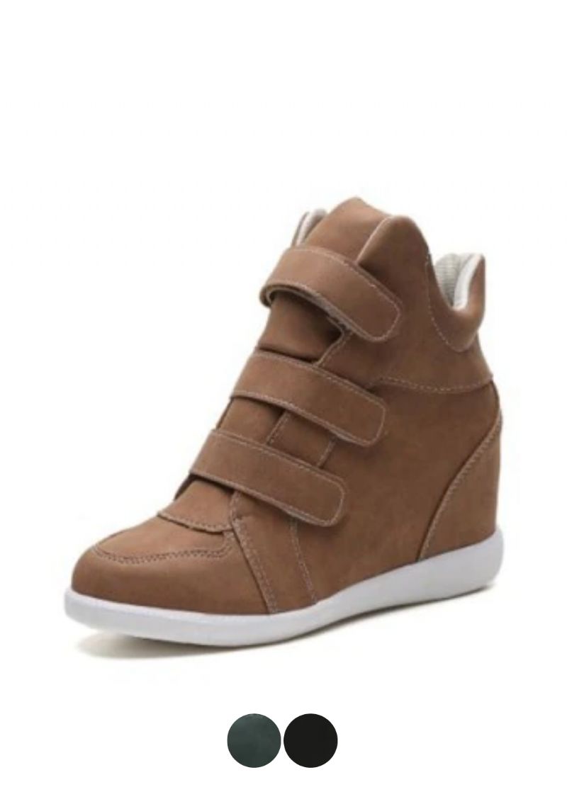 Pakin Comfortabele Platte Leren Casual Enkellaarsjes Voor Dames