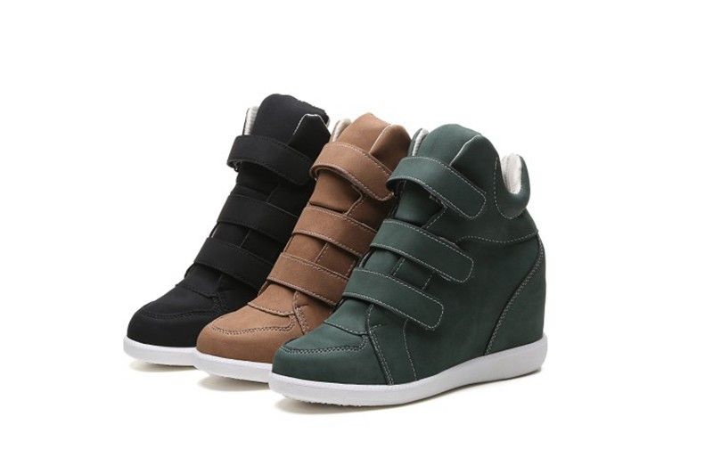 Pakin Comfortabele Platte Leren Casual Enkellaarsjes Voor Dames - Bruin
