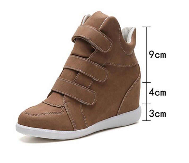 Pakin Comfortabele Platte Leren Casual Enkellaarsjes Voor Dames - Bruin