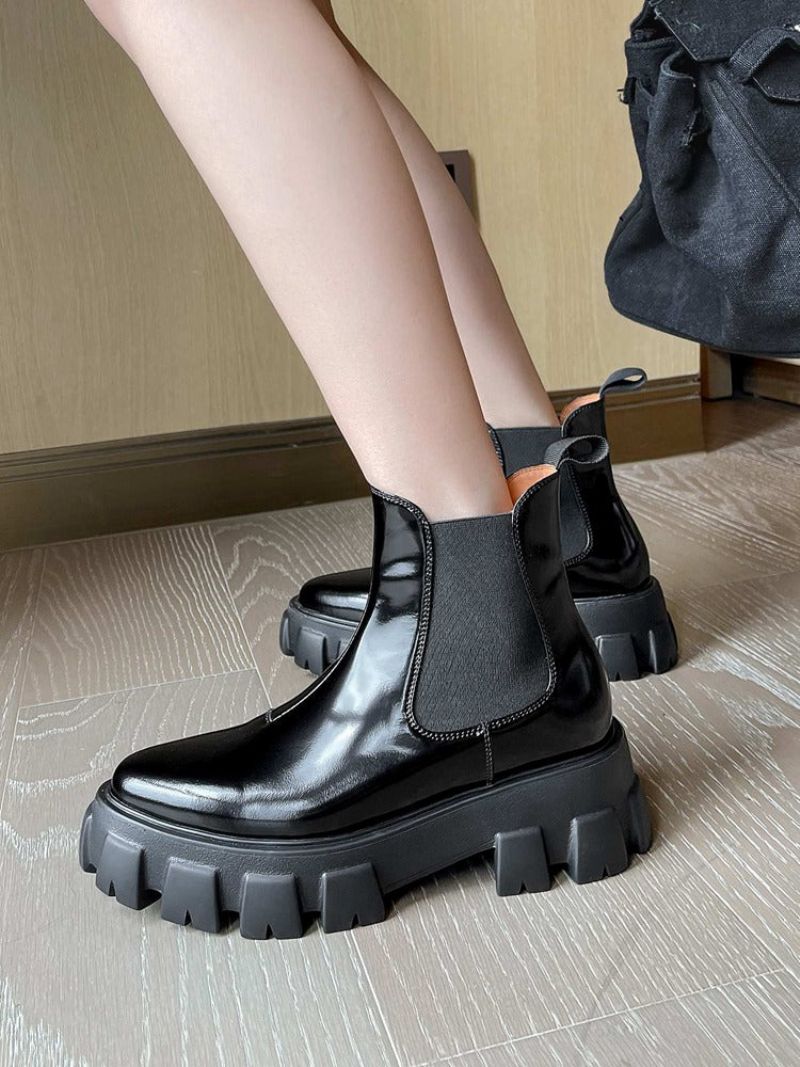 Palacios Dames Chelsea Boots - Zwart