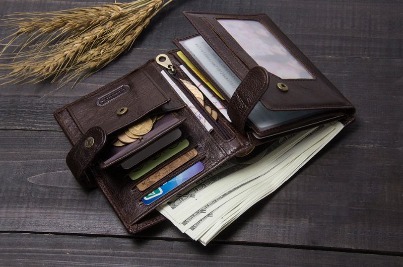 Paladin Luxe Portemonnee Voor Heren - Zwart