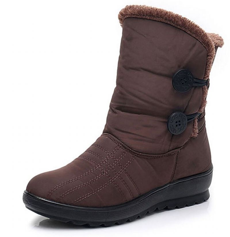 Palma Dames Snowboots Warm Waterdicht - Rood
