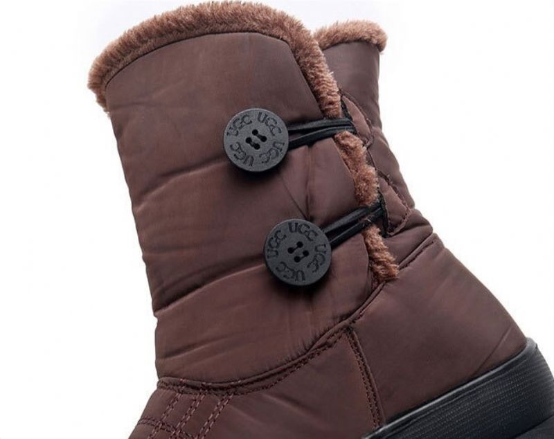 Palma Dames Snowboots Warm Waterdicht - Rood