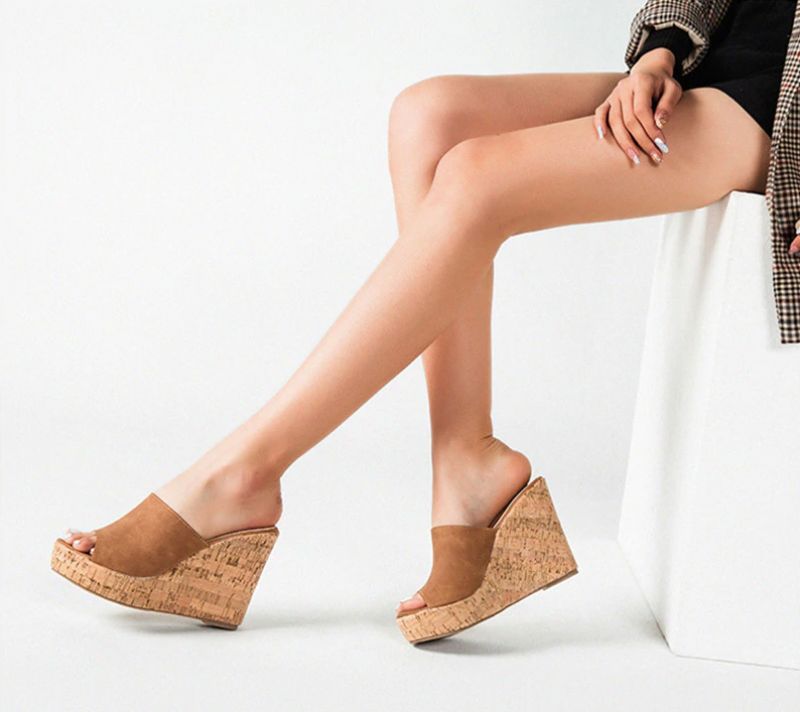 Palmira Wedges - Zwart